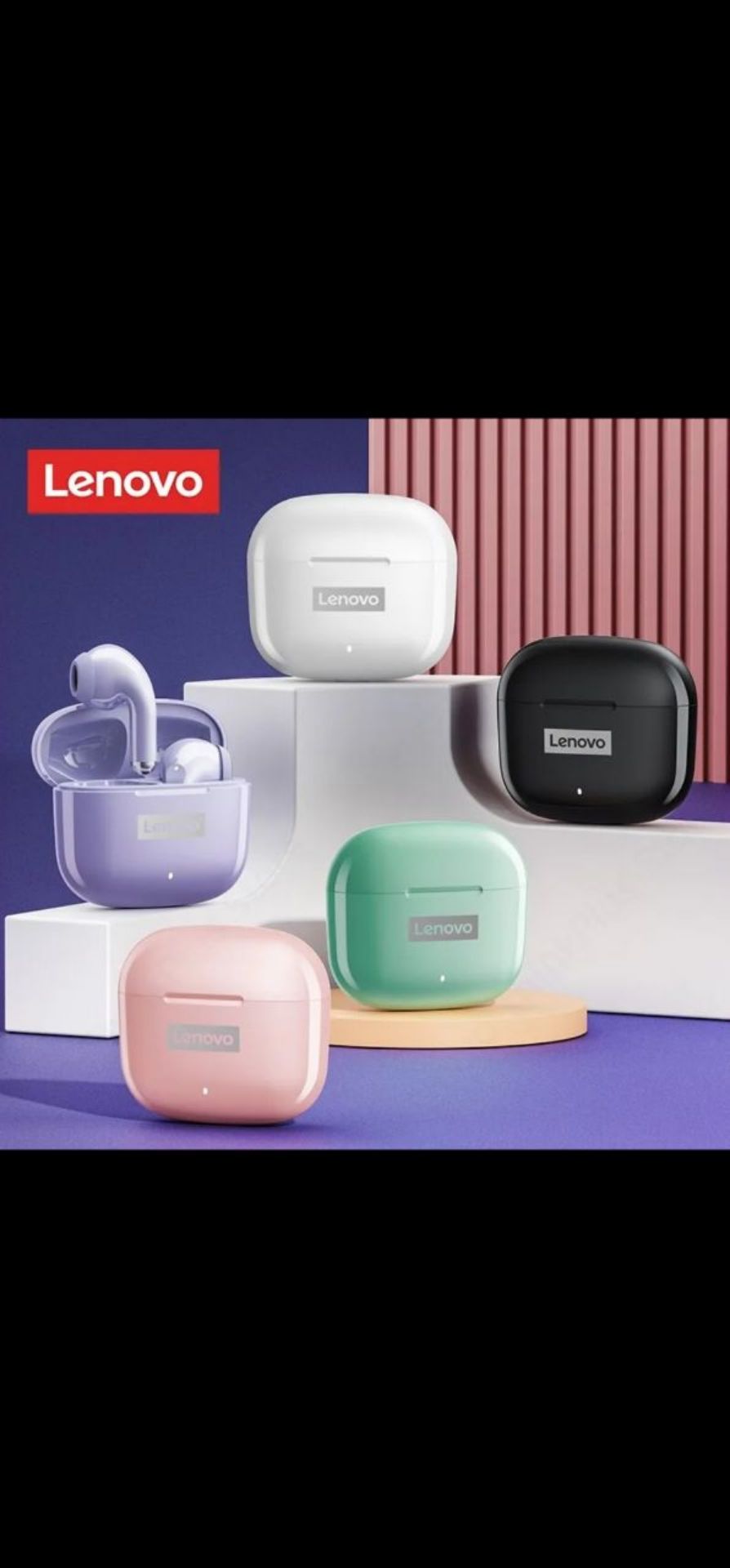 אוזניות אלחוטיות מבית lenovo