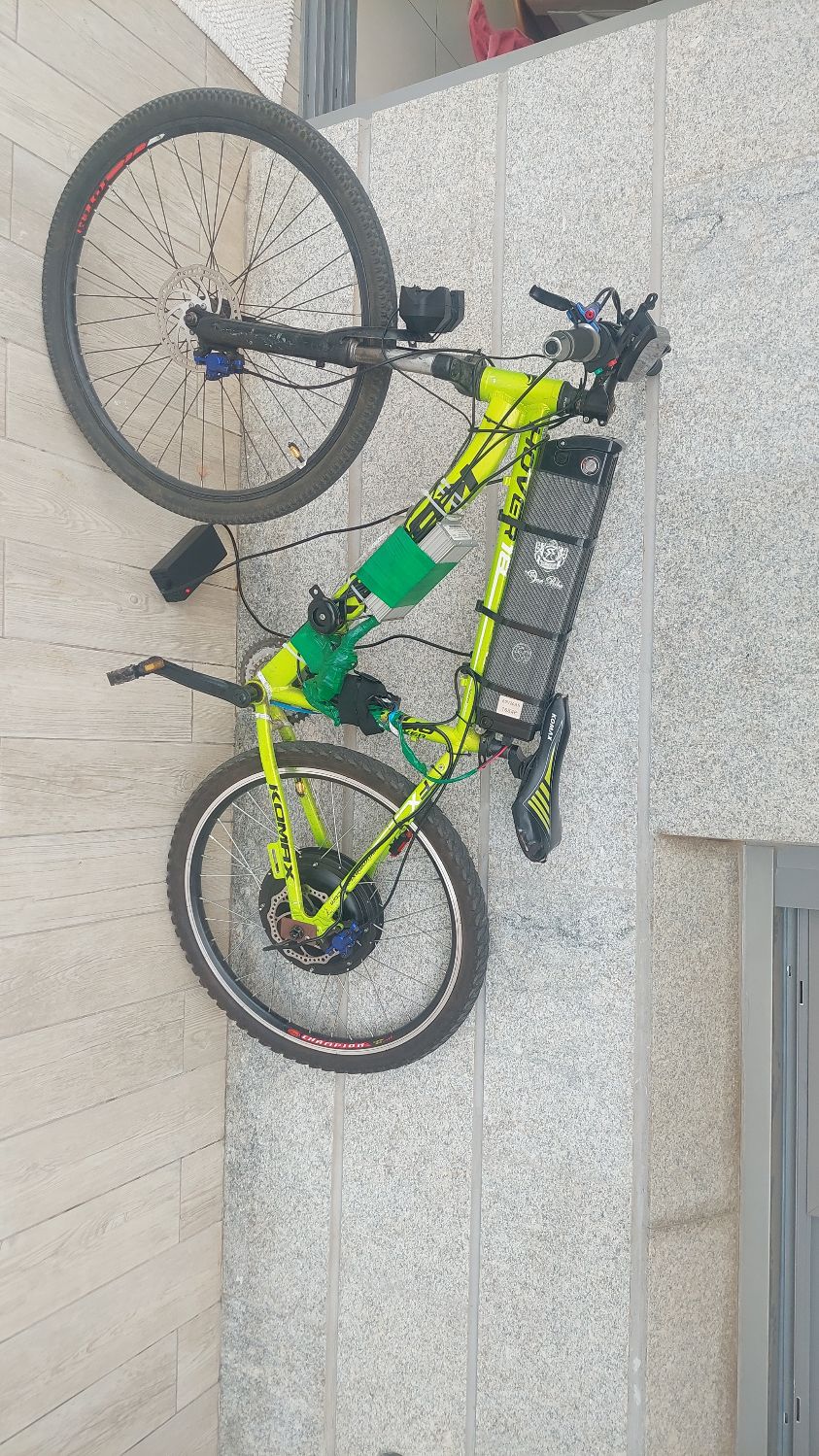אופניים בניה אישית, מנוע v1500 ובקר 1500v