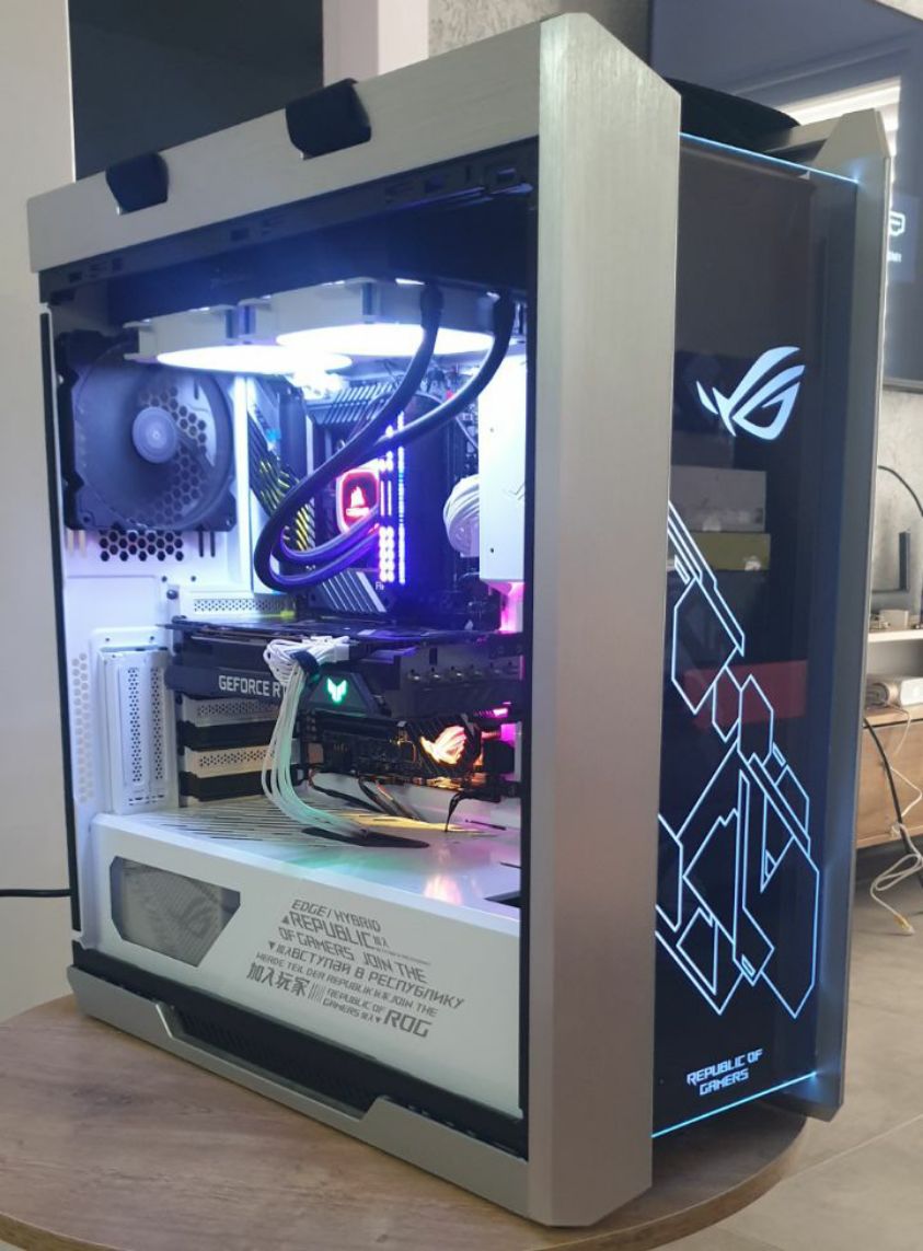 I9-10850k, Asus ROG MAXIMUS XIII APEX Z590, Asus tuf gaming RTX 3090 24GB OC, Corsair dom…
