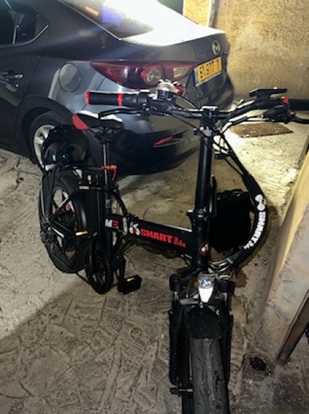 אופניים חשמליים( מתקפלים )תקינים ושמורים