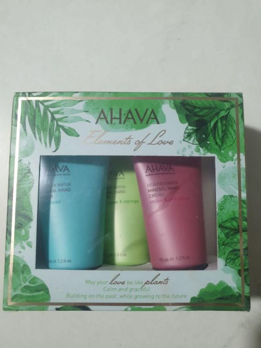 סט אהבה AHAVA של קרם ידיים מינרלי