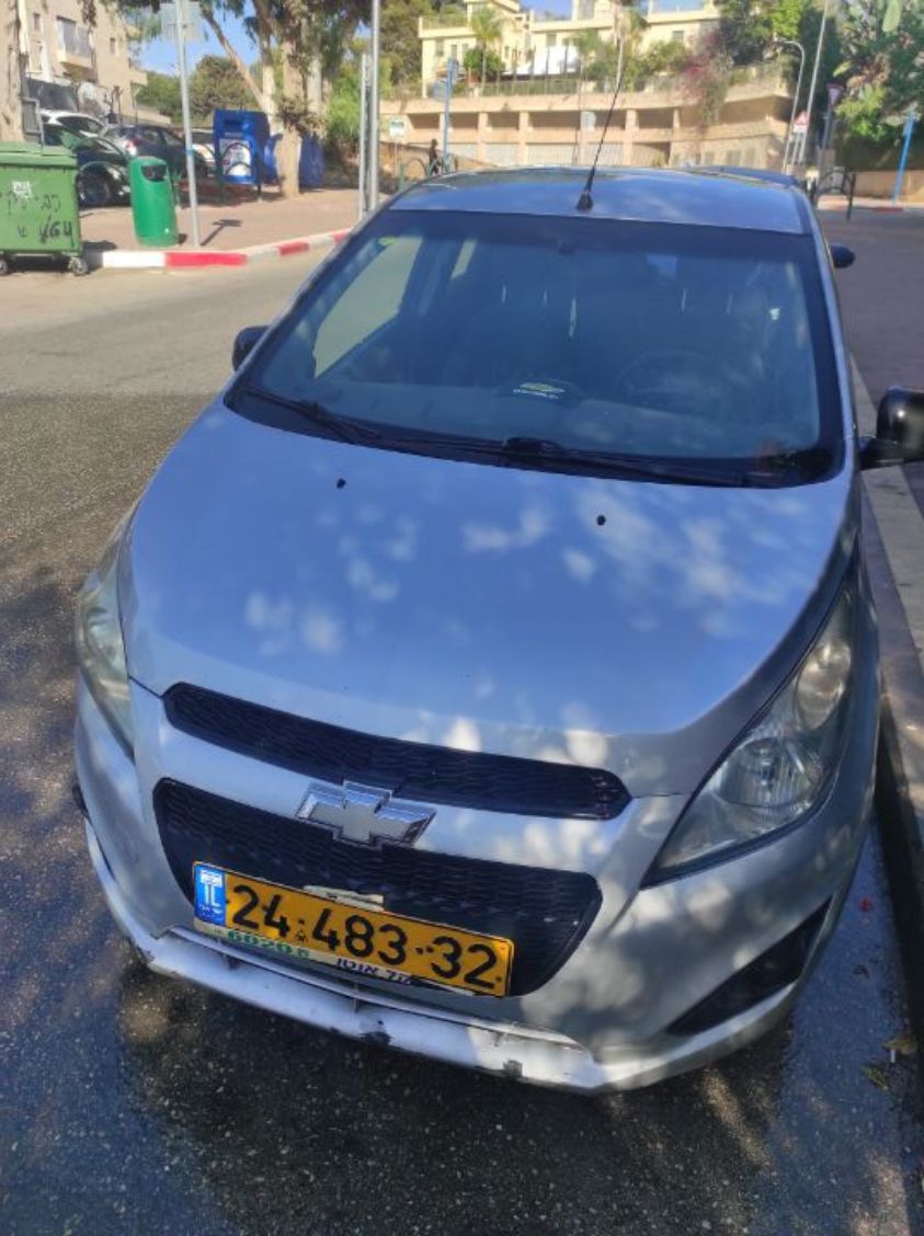 שברולט ספארק שנת 2014 ידני במצב מצויין ללא תאונות נוסע טוב מזגן מקפיא