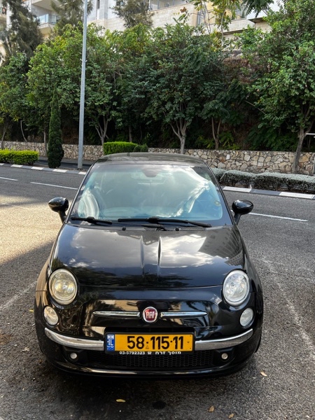 🚗 אני מוכרת את Fiat 500 Lounge שלי 🚗 מנוע 1