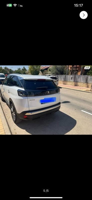 פיגו 3008 פרימיום שנת 2022 130כס שמורה מטופלת בזמן עדיין באחריות רק לבוא ולקחת