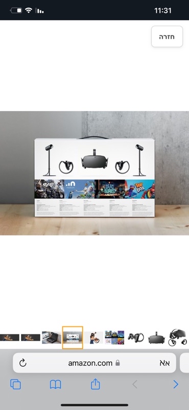 קונסולת oculus rift מציאות מדומה