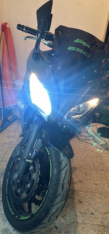 ninja 650 2019 59,000km שמור ומטופל בזמן יד 03 טסט 24/2 אגזוז sc project כולל משתיק , קיי…