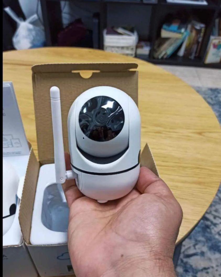 נדיר😉מצלמת אבטחה 360 עם חיבור WIFI כולל תמיכה לראיית לילה, שליטה באמצעות אפליקציה, חיישן…