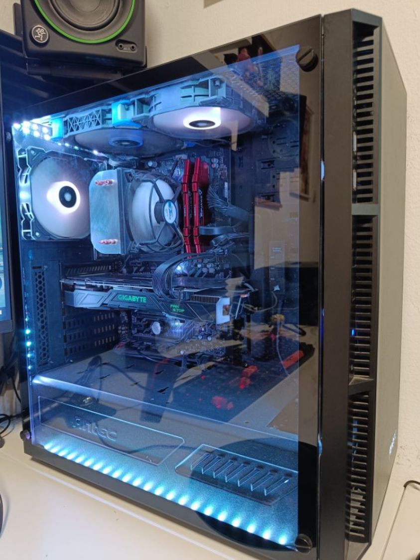 מחשב גיימינג שמור מאוד i5 8400 1070 8gb z370pd3, 16 ram ssd 500gb hdd 1000gb windows 10 p…