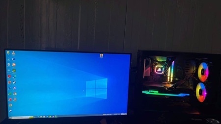 מחשב גימנג rtx 3070 ti + מסך 27 גימנג g sync intel i710k ssd 512 m