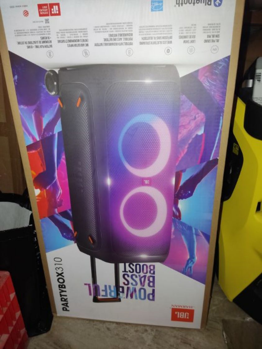 JBL patty box310 עוצמתית בקטע אחר 240W הכי איכותית בשוק חדשה באריזה