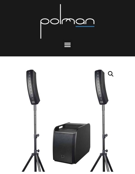 מערכת שמע יוקרתית מבית היוצר של חברת “polman” מערכת בעוצמה של 1,500 וואט מגיעה עם: 2 טופי…
