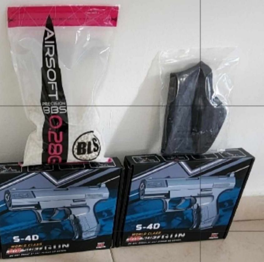 אקדח קפיץ אוויר WALTHER S-4D מברזל מלא , חזק מאוד , אמין מאוד