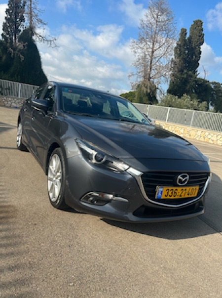 מאזדה 3 מנוע 2000 שנה 2018 טסט 6/24 km 100
