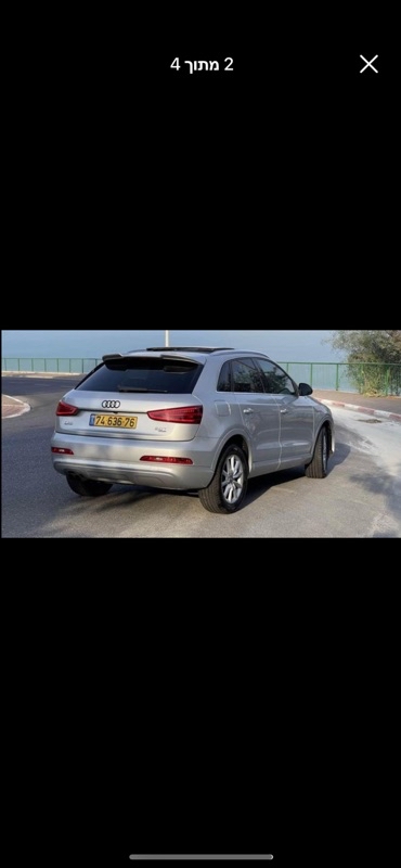 audi Q3 2012 4x4🛞 2000 turbo 💥 211 hp🐎 Luxury ⭐️ הדגם המפואר צורה חדשה מלא תוספות על ה…