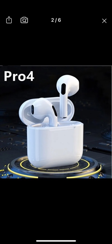 אוזניות airpods pro 4 חיקוי🎧 סופר קופי 1:1✅ חדשות בקופסא