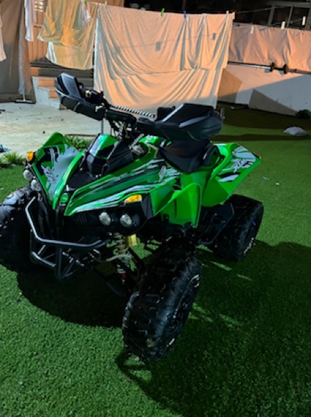 טרקטורון xtm מנוע 1500 בקר קלי 3000 סוללה 60 וולט 62 אמפר תווך נסיעה 70 קילומטר אחריות על…