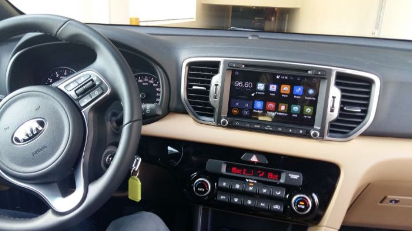 מערכת מולטימדיה לרכב אנדרואיד תואמת מקור KIA SPORTAGE ▫ התאמה מושלמת לדש בורד של הרכב 🔹…