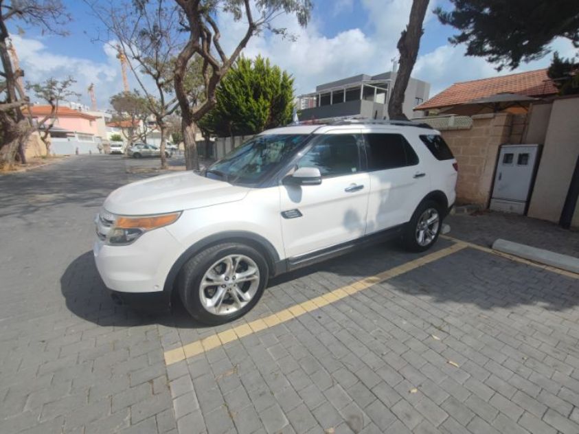 גיפ פורד אקספלורר דגם לימיטיד 2014 יד 2 מפנק קיימת מערכת גפמ צמיגים רחבים חדשים טסט עד 01…