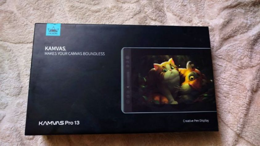 kamvas 13 pro צג ציור מעולה לציירים ולעוד אנשים, במצב מעולה
