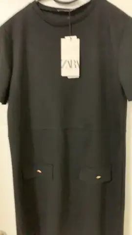 שמלת מיני שחורה של ZARA מידה S