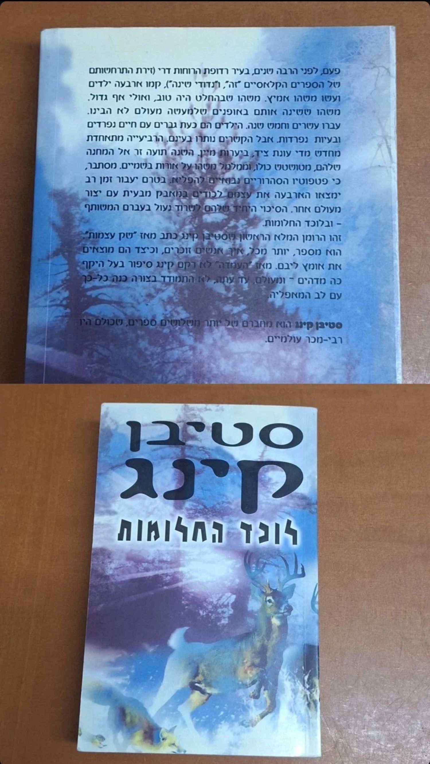 ספר של סטיבן קינג, סופר האימה המצליח בעולם, מתח ואימה, מעניין ומושך