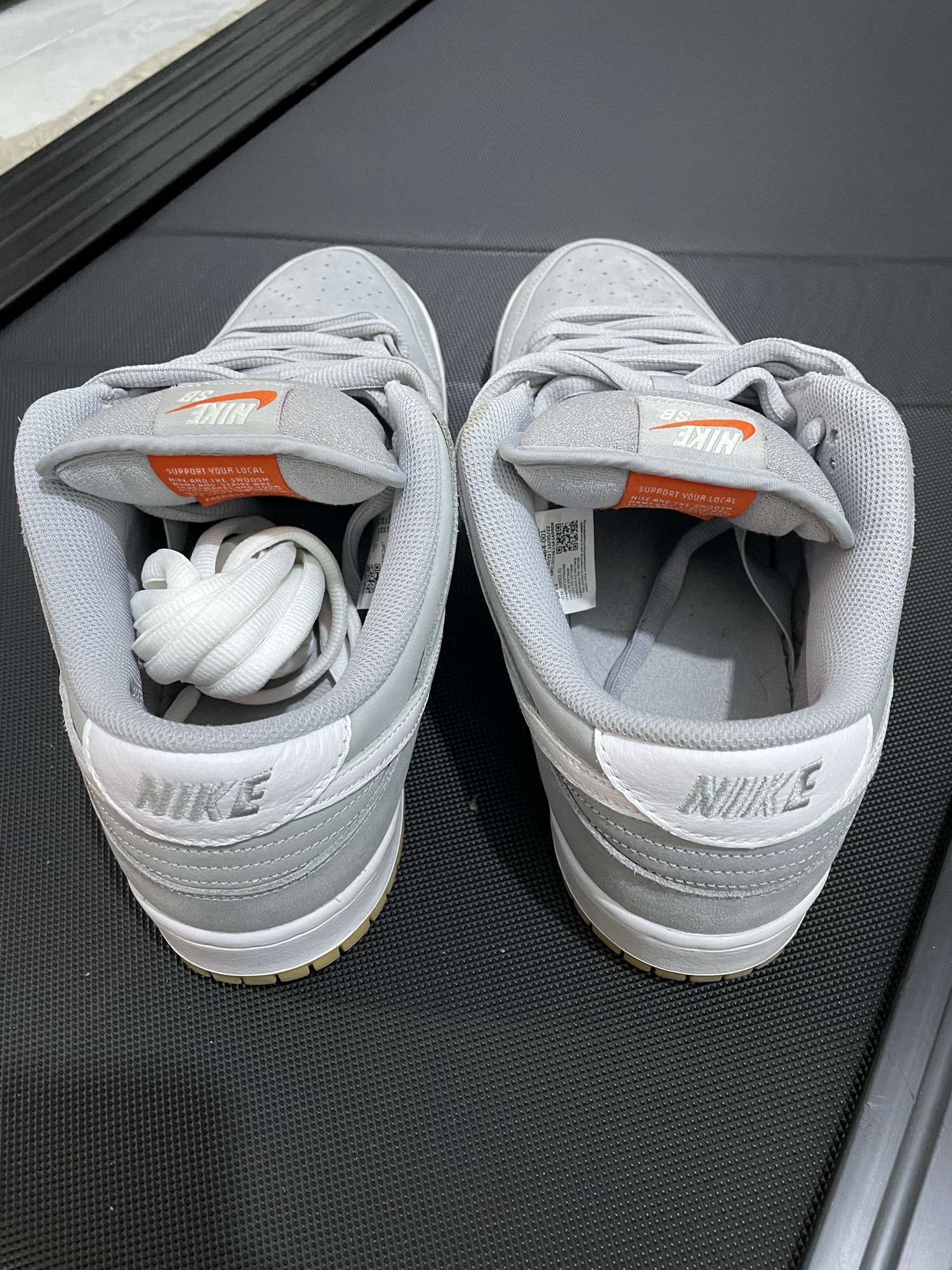 Nike SB dunk low Orange label wolf grey gum (2023)