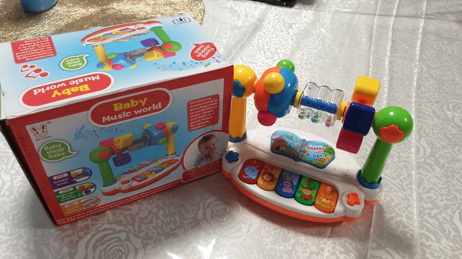 צעצוע פסנתר למידה התפתחותית מוצר מדהים שמחכים ומעסיק את התינוק מוצר חדש פתחתי את האריזה א…
