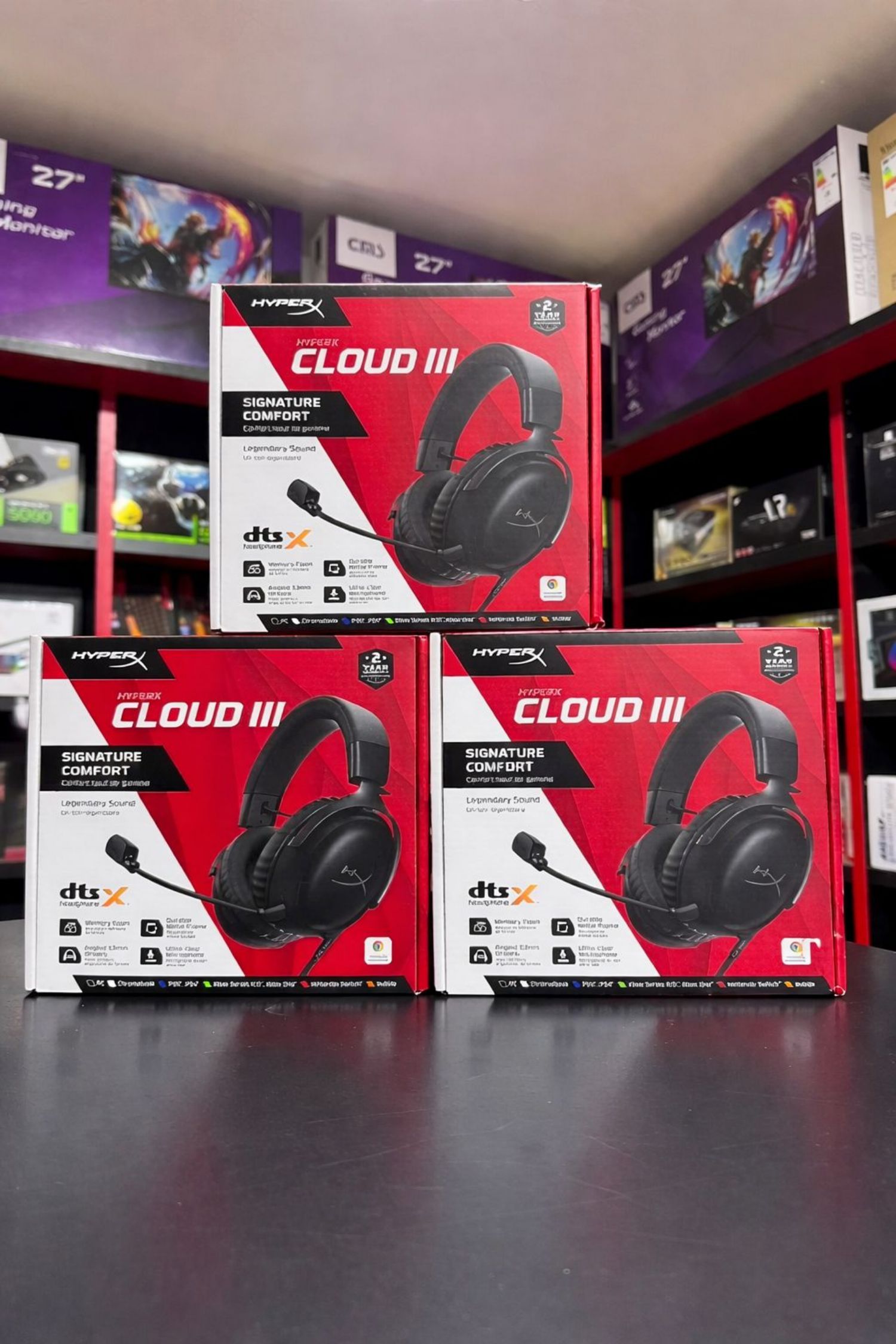 אוזניות HyperX Cloud III Wireless – חדש באריזה 🔥 למכירה אוזניות גיימינג אלחוטיות מקוריות…